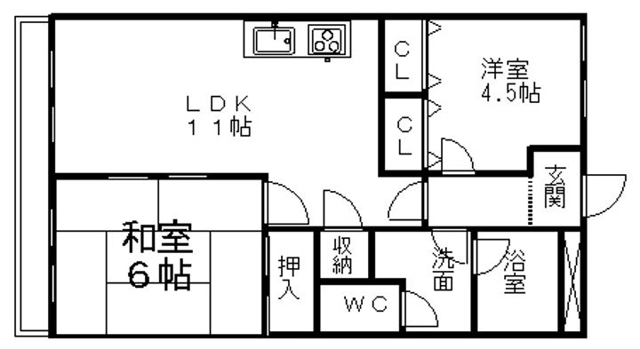 ウェンディAの間取り