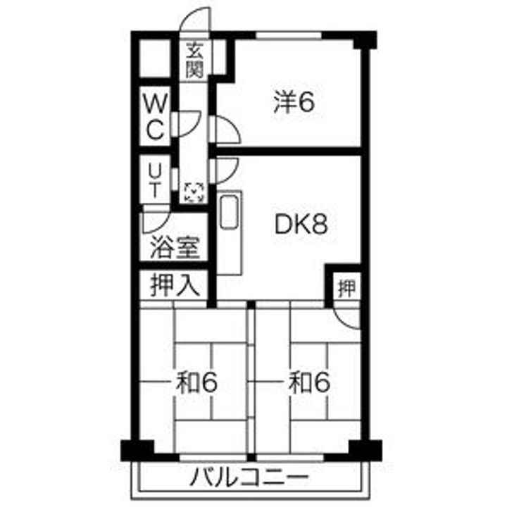 グリーンハイツ平針 I棟の間取り