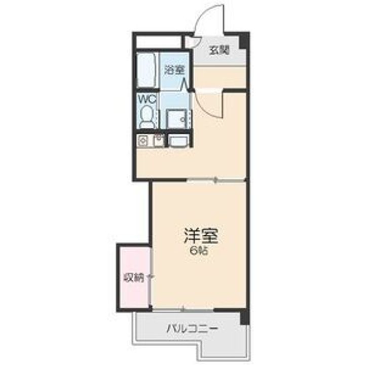 サンシャインビル(南)512の間取り