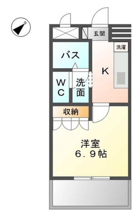ファンタジアⅡの間取り