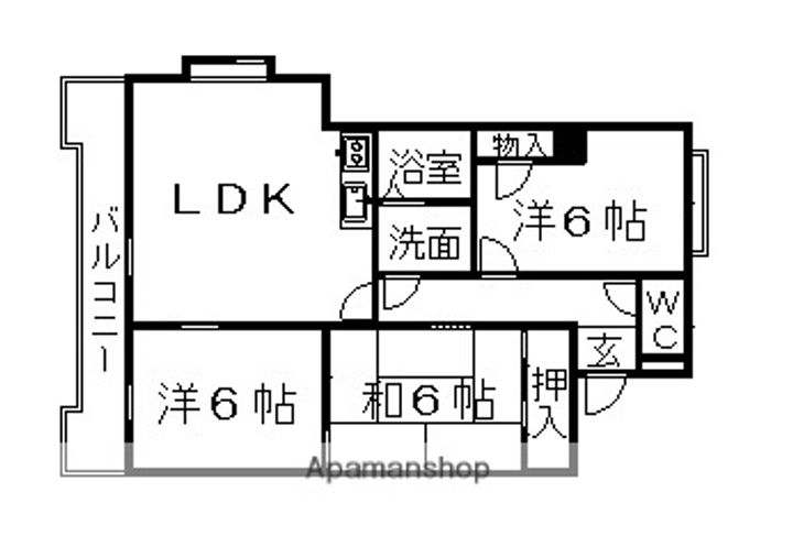 ドミール藤井の間取り