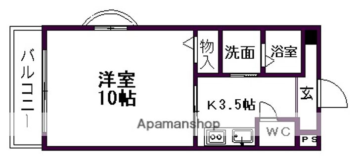 メルベーユの間取り