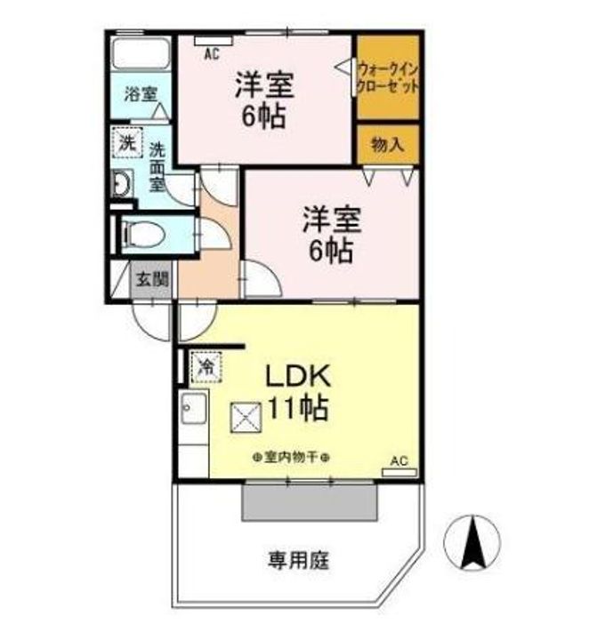 ウィルモア鴻の巣パークの間取り