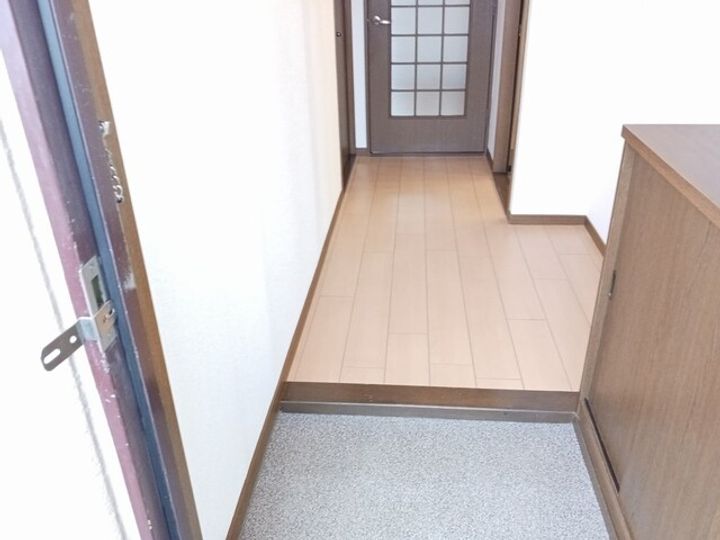 パークサイドパレスの玄関