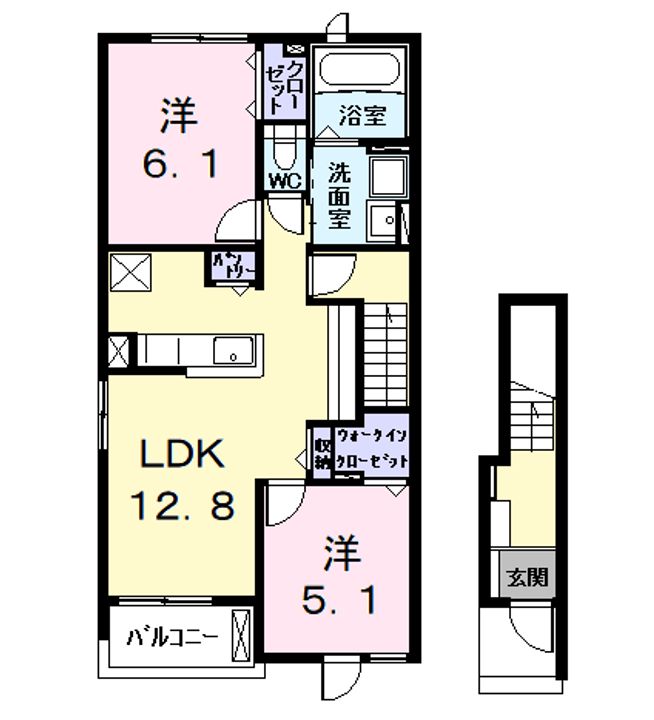サンライズスクエアの間取り