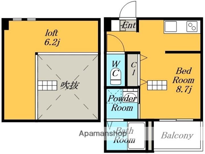シェリール本陣.の間取り