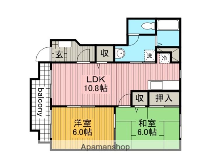 セントレージ横山の間取り