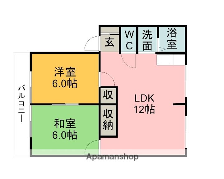 サンビレッジ安城B102の間取り