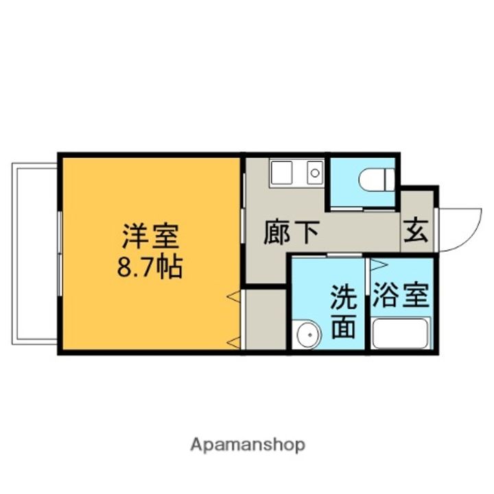 ハイタウンロボキャラ301の間取り
