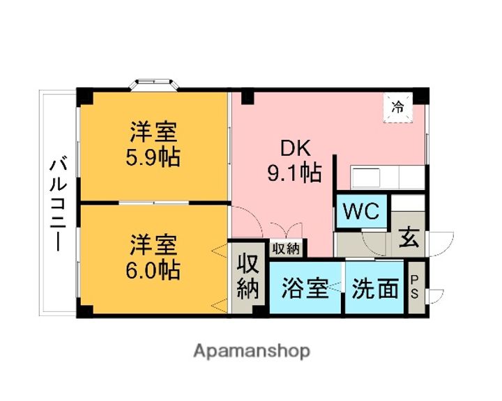 BELLE MAISON301の間取り