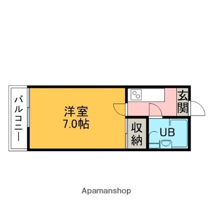 コーポ栄103の間取り
