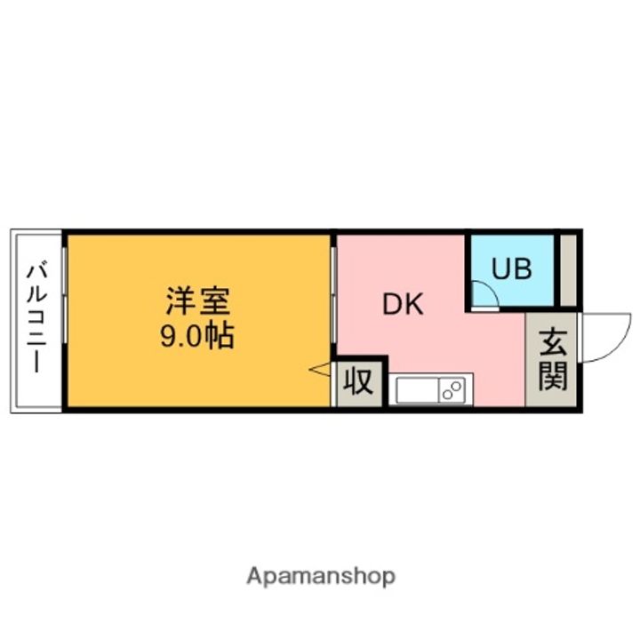藤井マンション高倉202の間取り