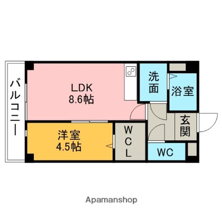 ベルドミールC・D棟D203の間取り