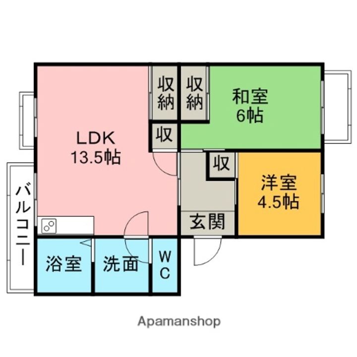ドエル森下305の間取り