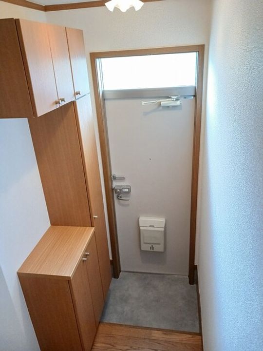 ソレアード笹山の玄関