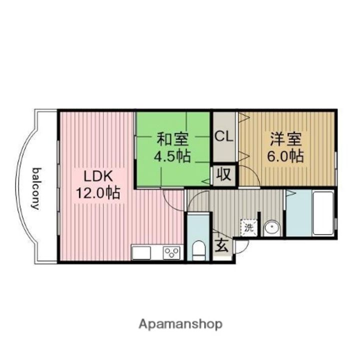 コスモガーデンの間取り