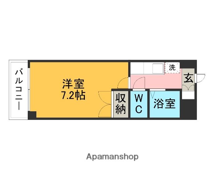 アリゼエンヌ105の間取り