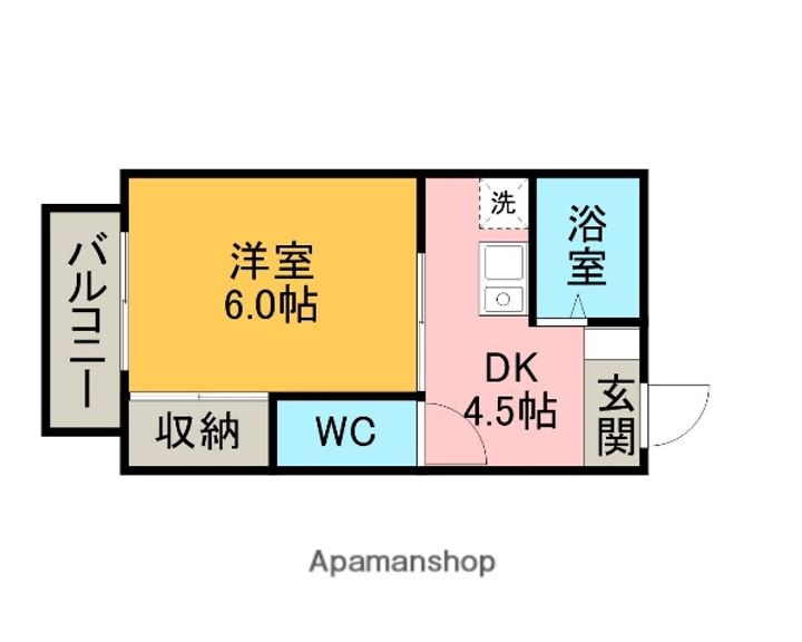 シャルマンパレス204の間取り