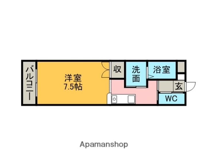 エトワール参番館202の間取り