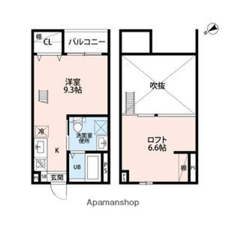 LUCIE鳴海103の間取り