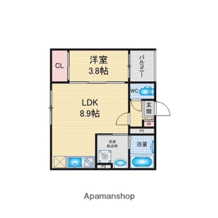 ROYAL FLATS 鳴海101の間取り