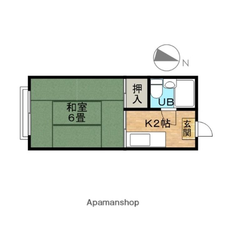 マンション宮西の間取り