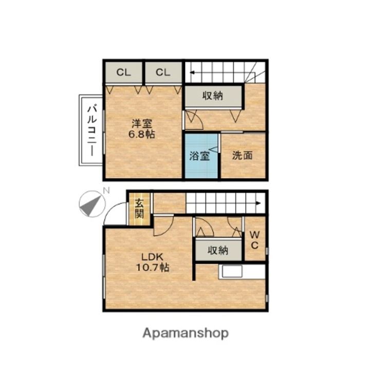 オアシスⅦ103の間取り