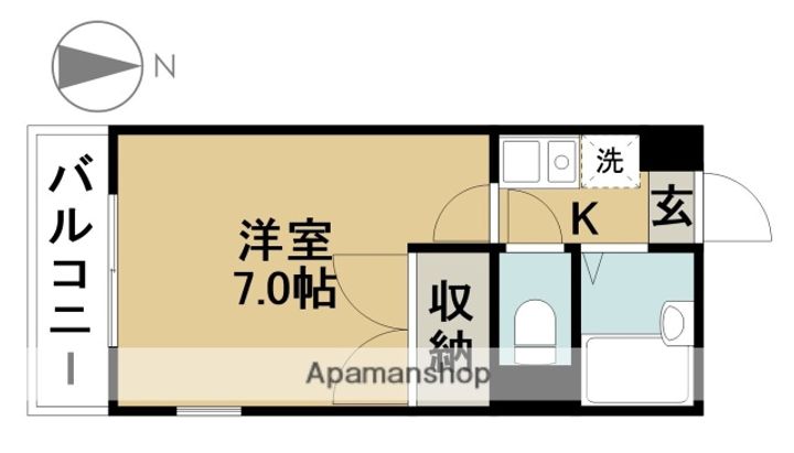 レオパレス長橋101の間取り