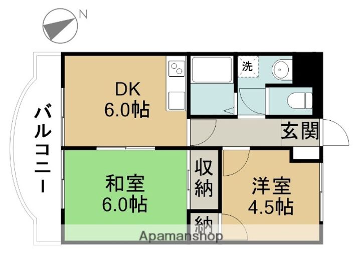 アピエス3303の間取り