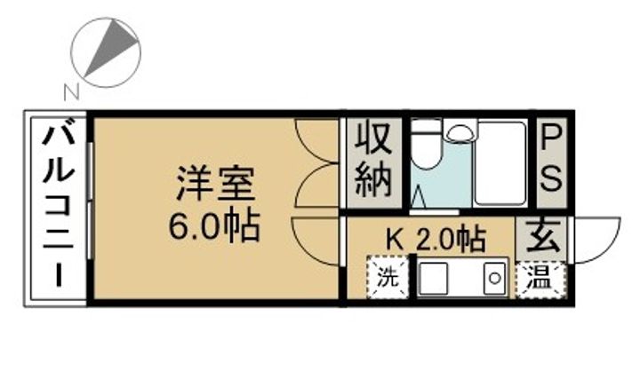 第3服部ビル305の間取り