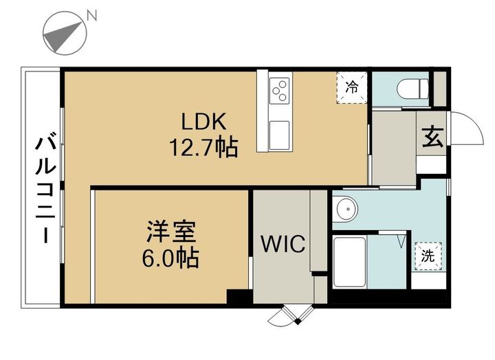 サンシャインⅡ203の間取り