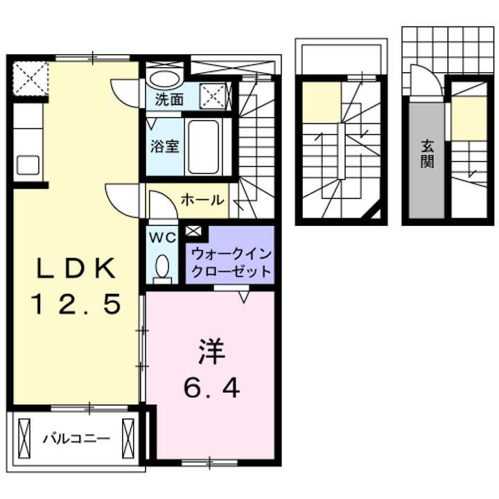 ドヌール小沢の間取り