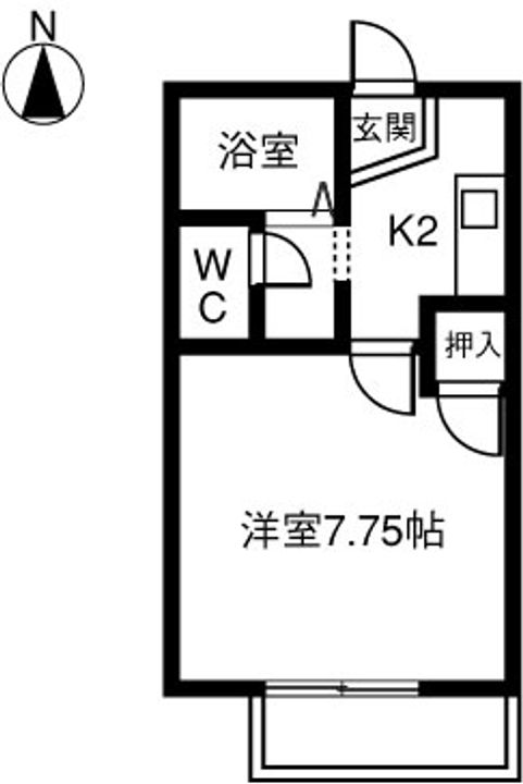 ラフォーレSOUTHの間取り