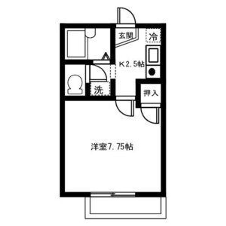ラフォーレSOUTHの間取り
