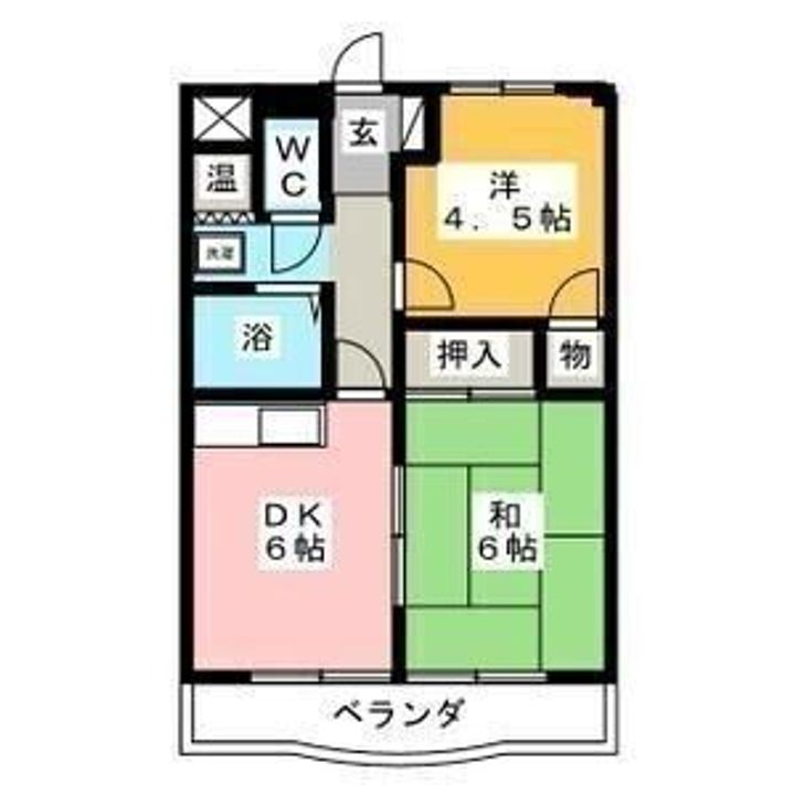 アピエス3302の間取り