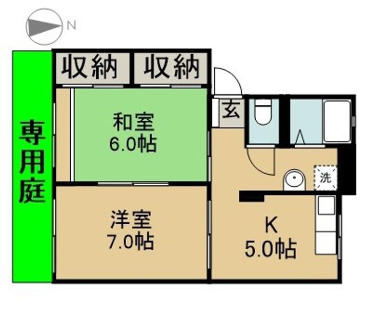 アシェンダ森101の間取り