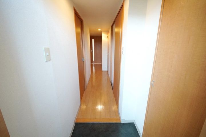 クレアール古城203の玄関