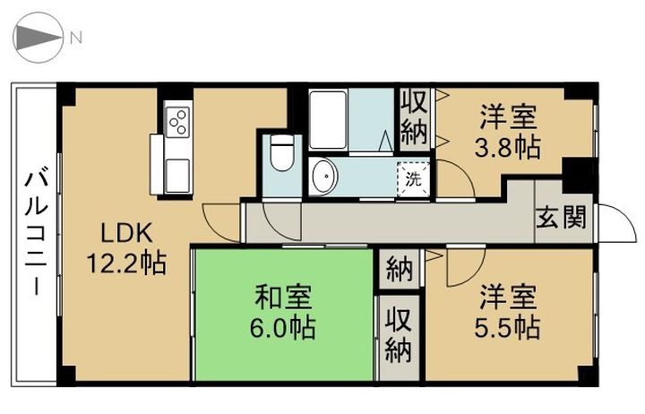 ルミエールの間取り