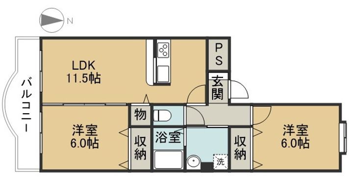 シャルマンの間取り