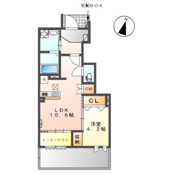 ガジュマル106の間取り