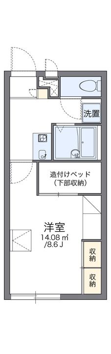 レオパレス衣浦103の間取り