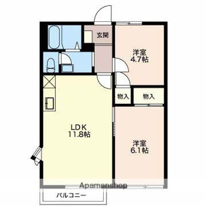 プレメゾーンいとうAの間取り