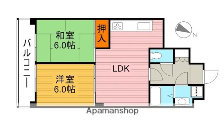 レインボー池場の間取り
