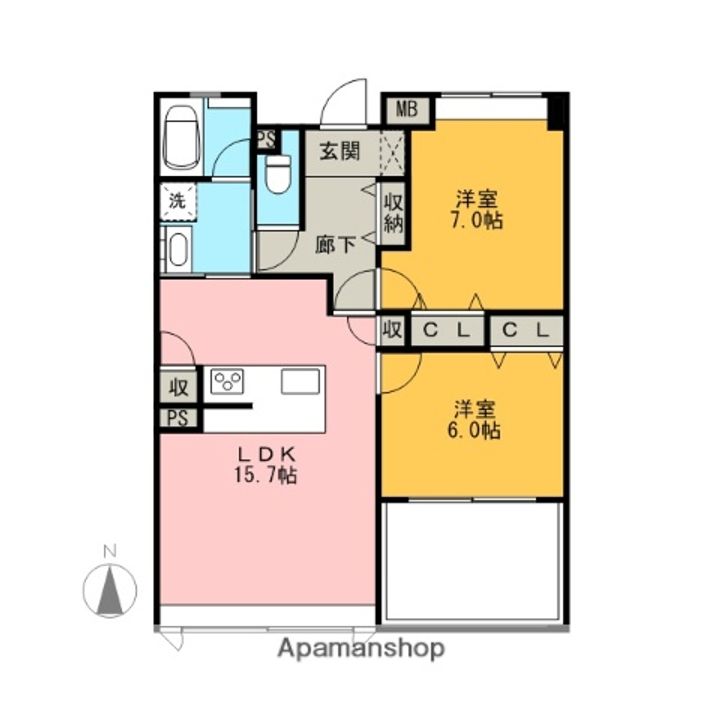 ARIESの間取り