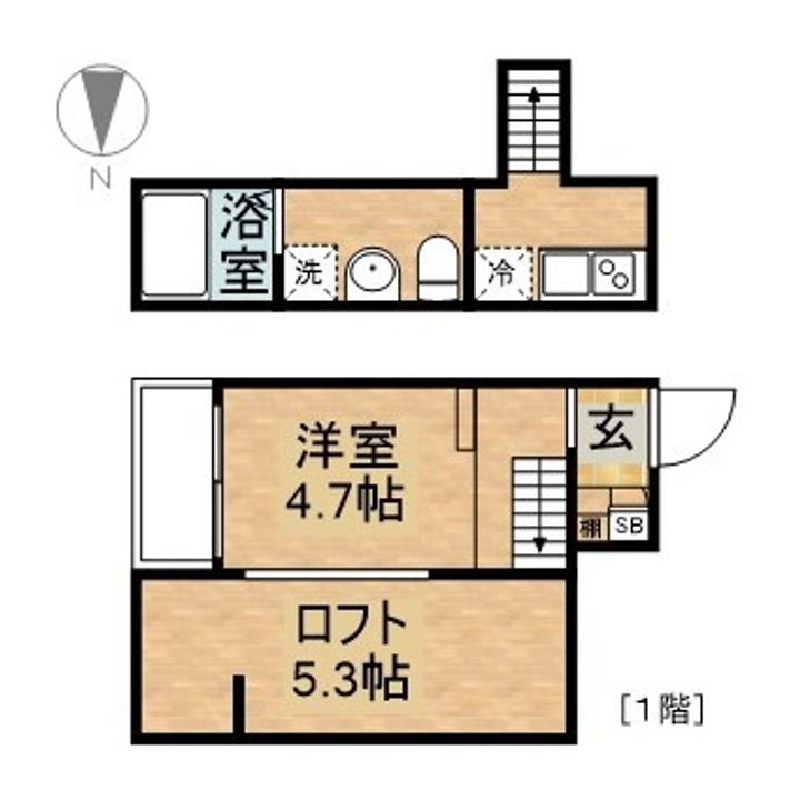 フレシールAの間取り