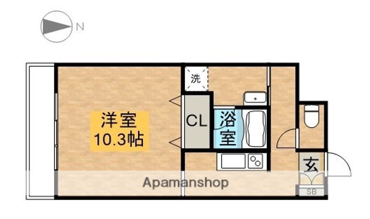 HERBE入船の間取り
