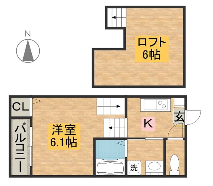 アーク東海通の間取り
