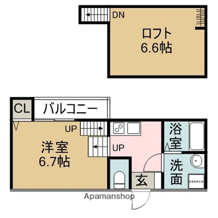 アルバーノ大江 A棟の間取り