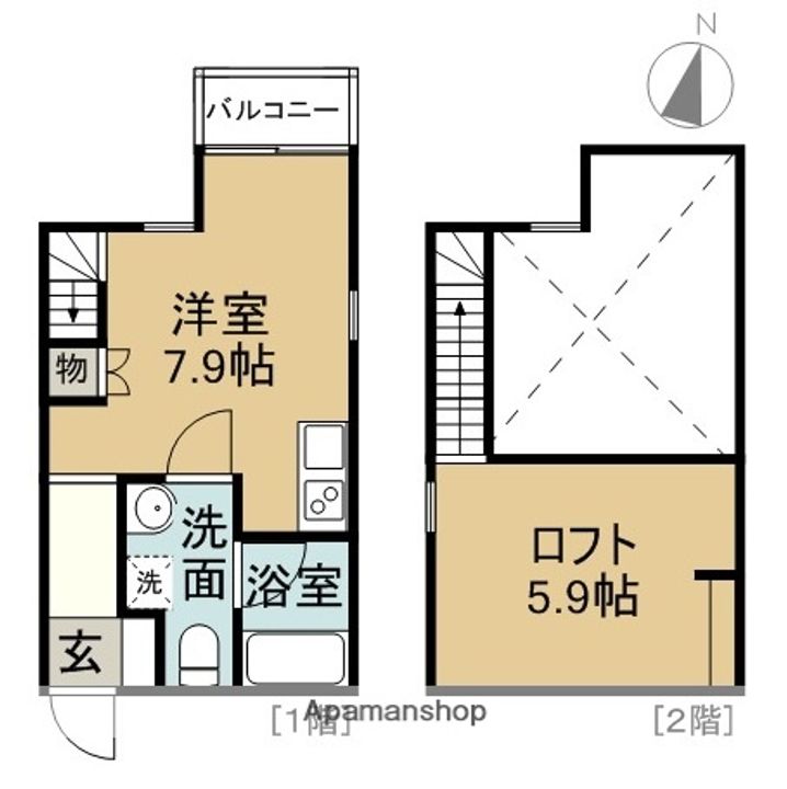 チェレスタ道徳の間取り