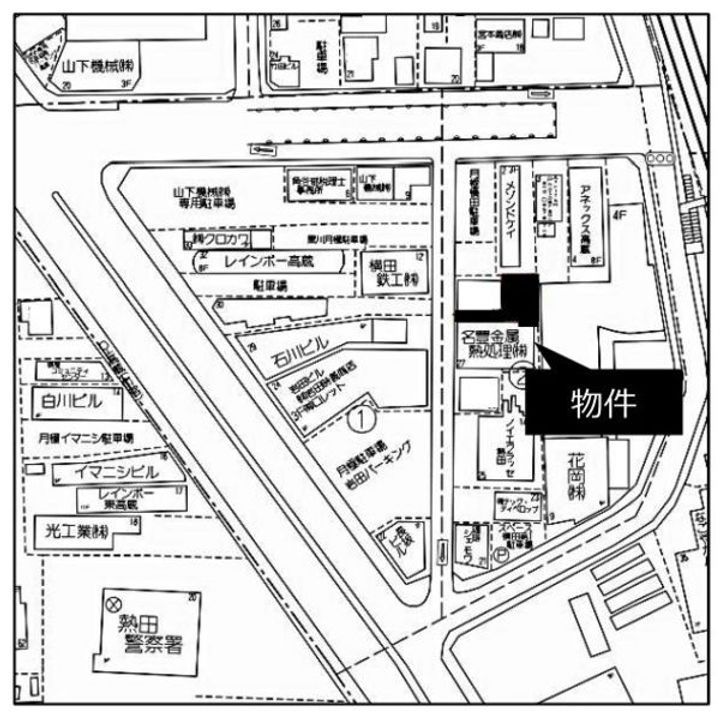 愛知県名古屋市熱田区横田2丁目(一戸建)の賃貸物件戸建ての周辺